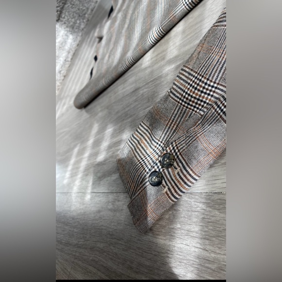 ✨ ZARA Plaid Blazer Dress - Longline Blazer Coat ✨ - Picture 4 of 5